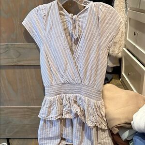 American Eagle Outfitters Beige Striped Garment